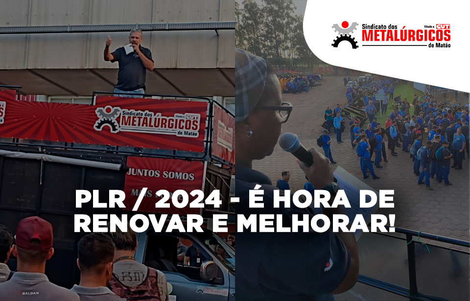 PLR / 2024 -  HORA DE RENOVAR E MELHORAR.